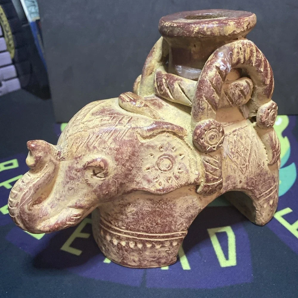 Decorative ELEPHANT Statue Candle Holder F3